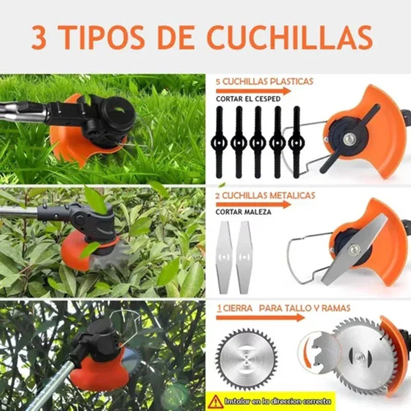 TerraForce | Guadaña Electrica + Regalos - ¡Transforma tu jardín en minutos!