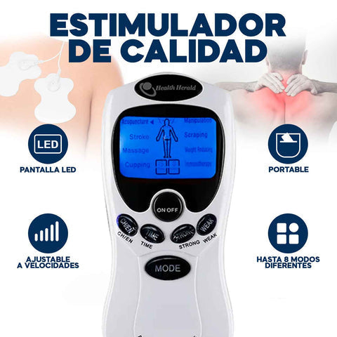 UltraSpa - Electro Estimulador 8 Electrodos