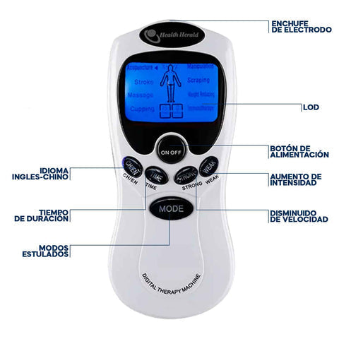 UltraSpa - Electro Estimulador 8 Electrodos