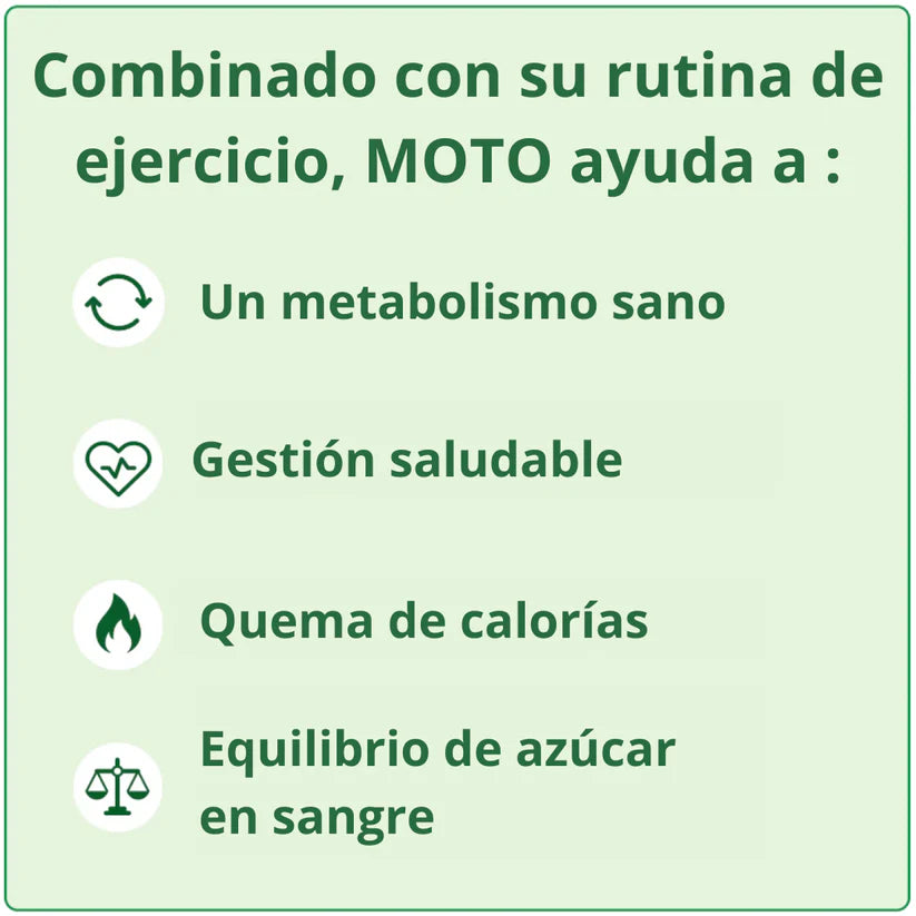 MOTO- Cápsulas que aceleran el metabolismo + GRATIS GUIA PERDIDA DE PESO RAPIDO