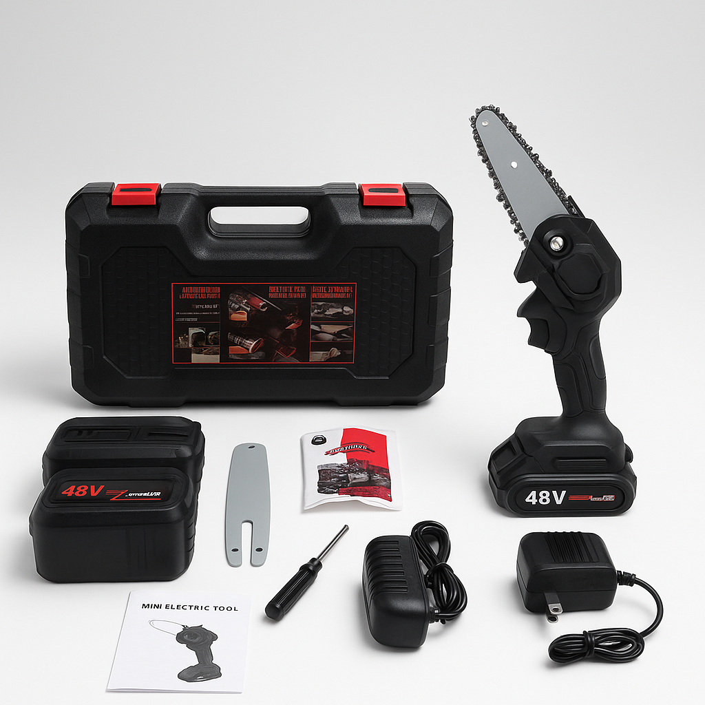 PowerCut Pro - Motosierra Eléctrica Portátil Profesional