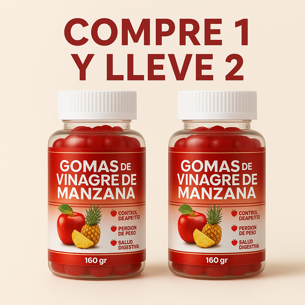 Gomas de vinagre de manzana - Compre 1 LLEVE 2 + REGALO