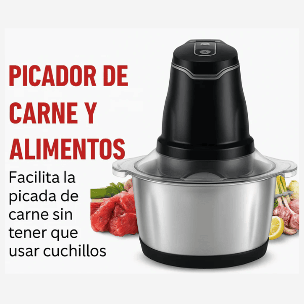PicaFlash™ 8000 - Pica 1 kg de carne en 8s + Libro con recetas GRATIS
