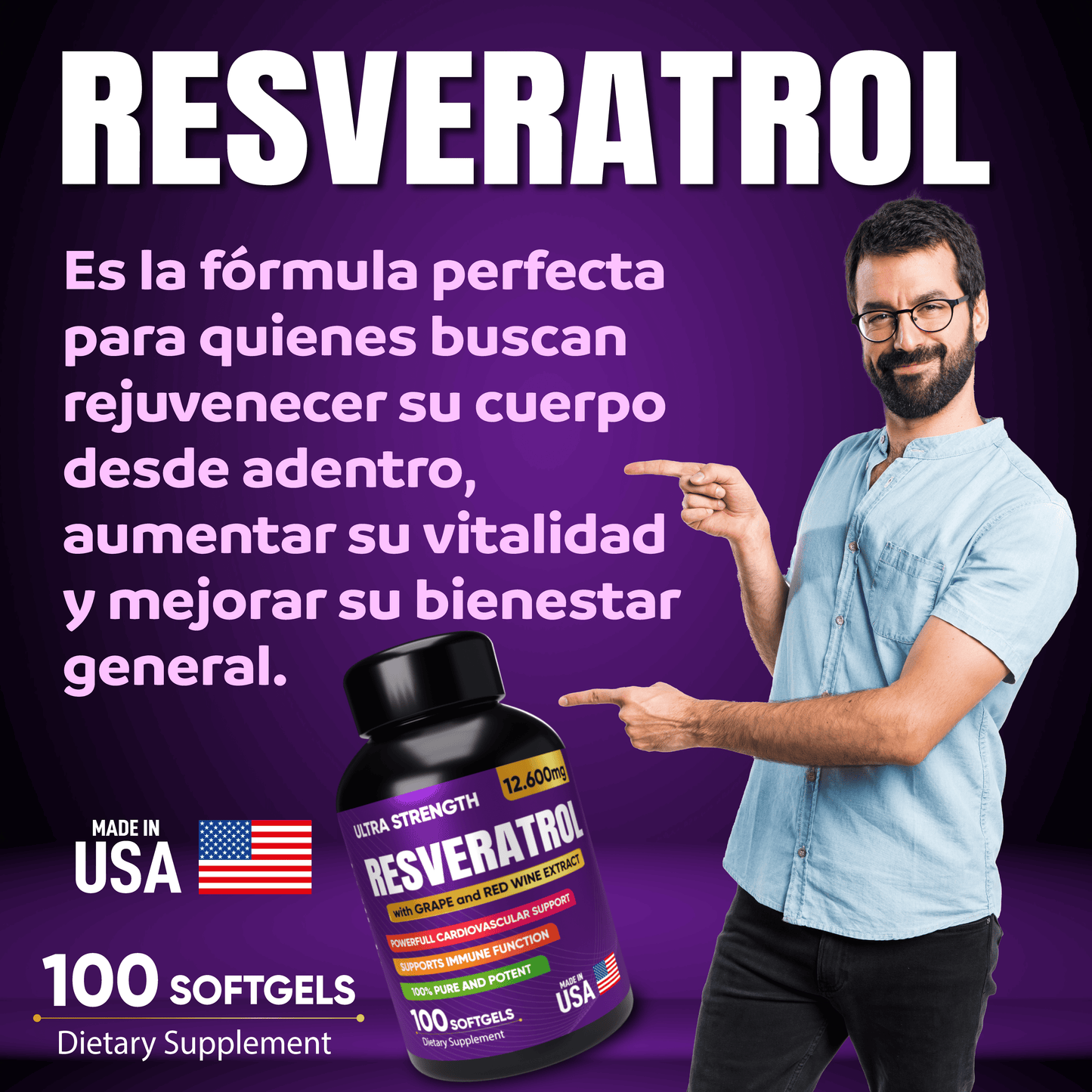 Resveratrol - Energia garantizada
