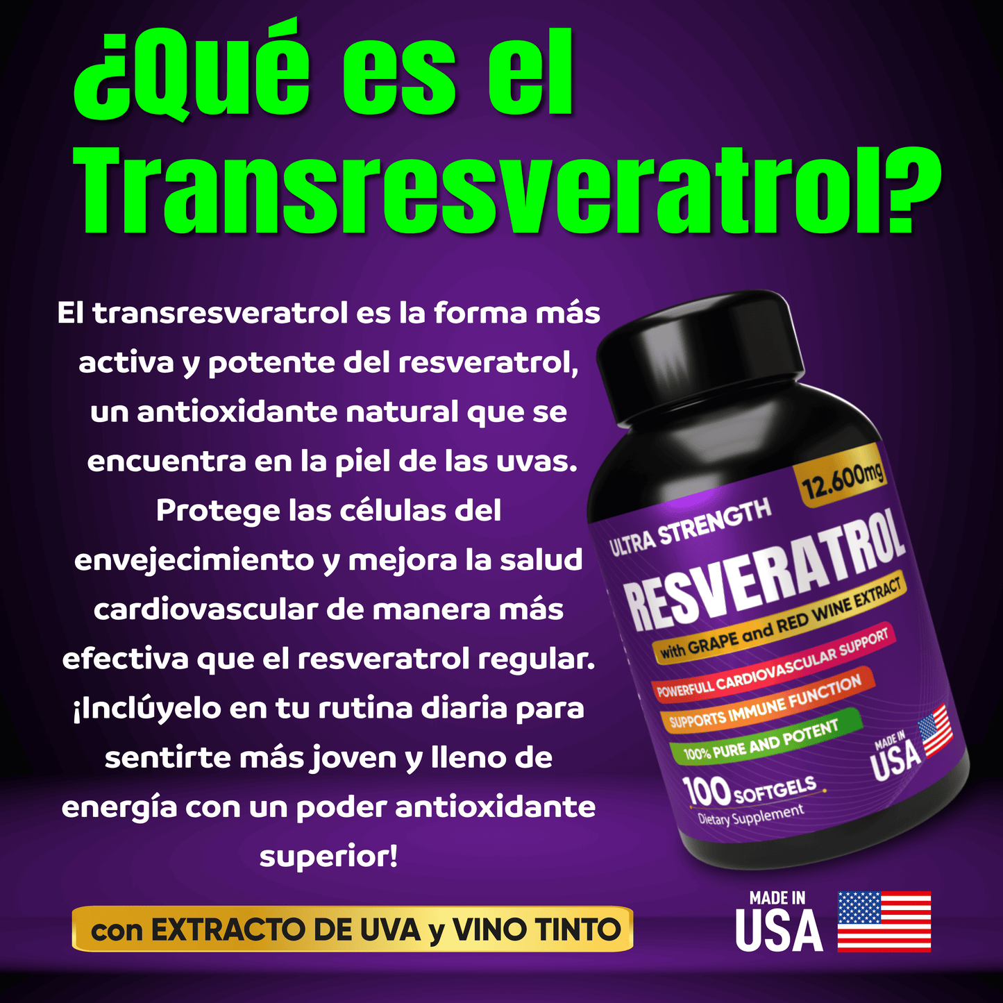Resveratrol - Energia garantizada