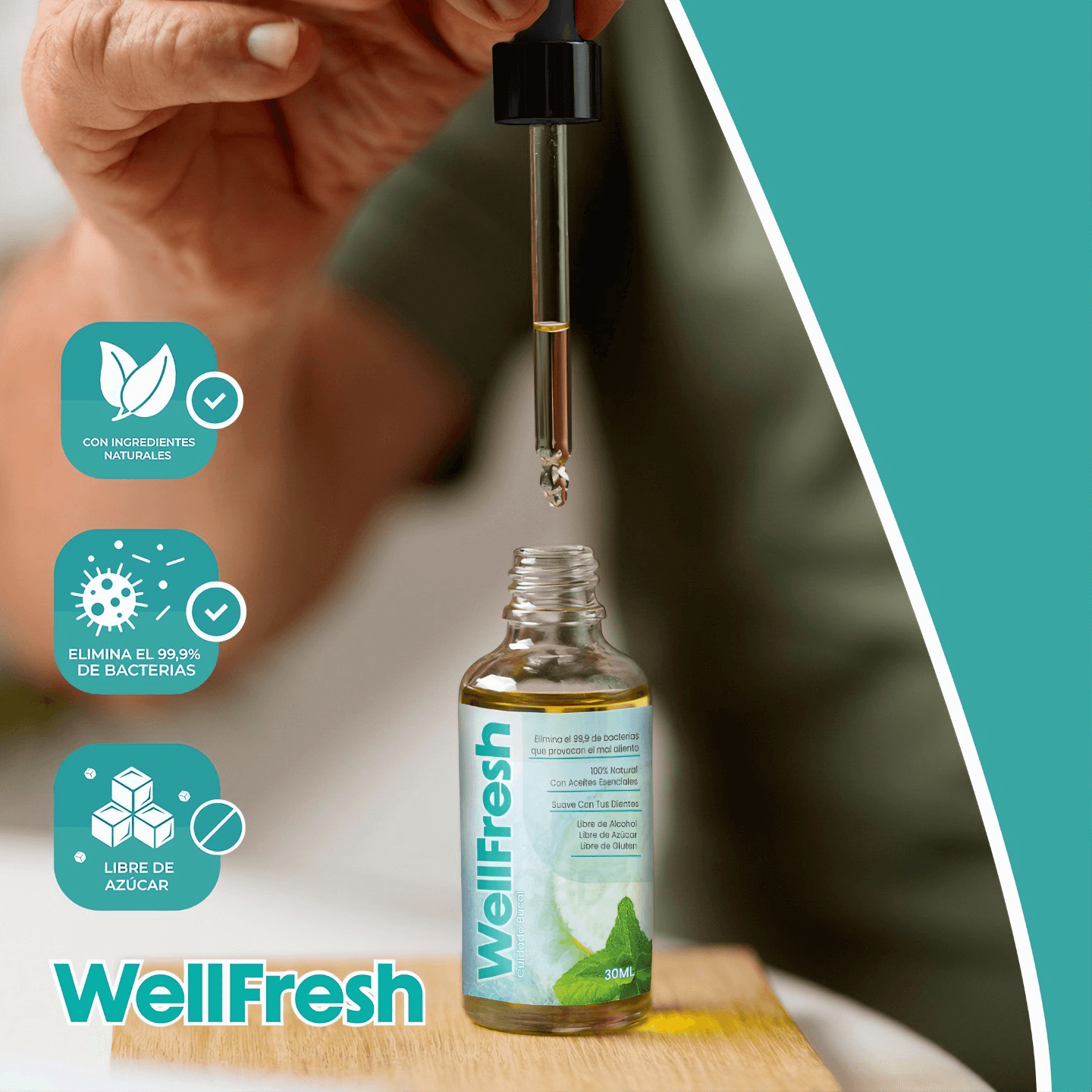 PAGUE 1 Y LLEVE 2 | Well Fresh - Gotas para el  Mal Aliento - NUEVA PRESENTACIÓN