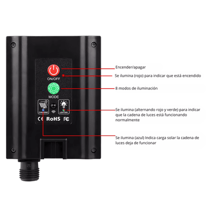 NaviSolar - Luces con Panel Solar