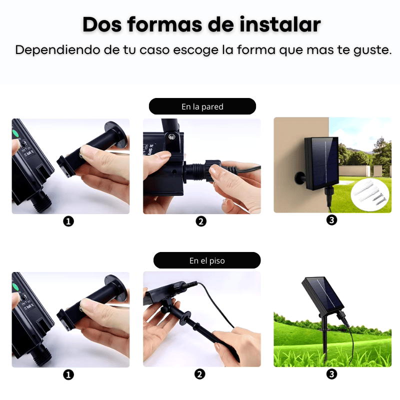 NaviSolar - Luces con Panel Solar