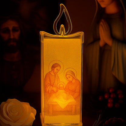 Luz de Fe – Pack de 4 Velas LED Religiosas
