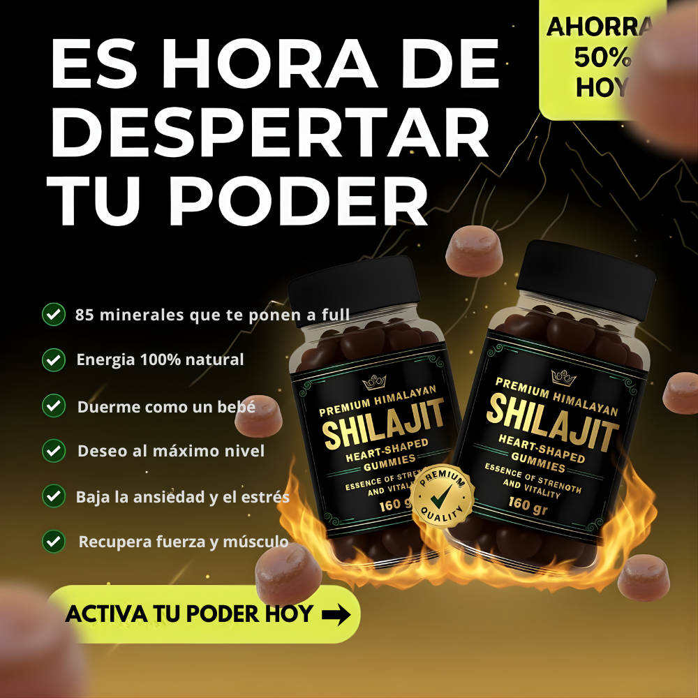 Shilajit Vital Gummies - Energía Ancestral en cada bocado