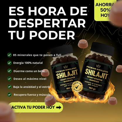Shilajit Vital Gummies - Energía Ancestral en cada bocado