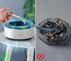 CleanAirAsh - Cenicero inteligente Antihumo 2 en 1