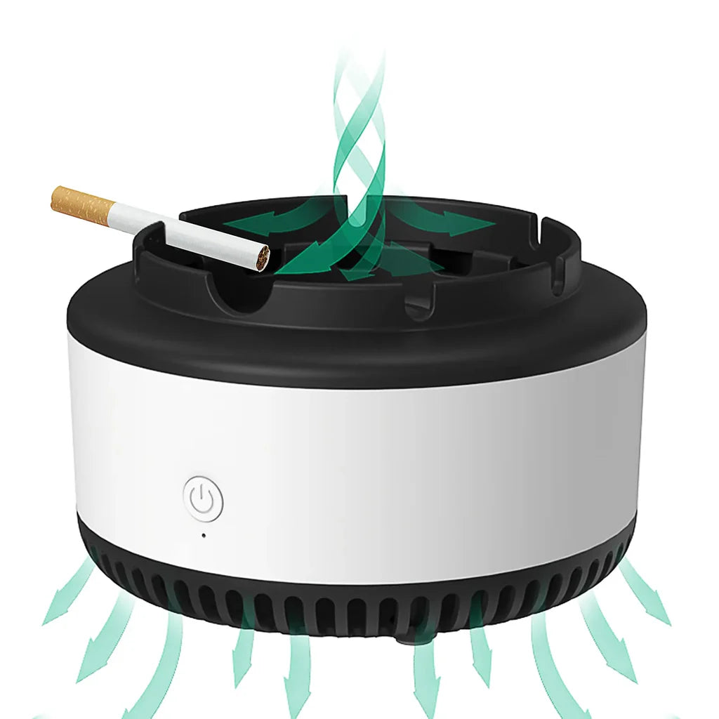 CleanAirAsh - Cenicero inteligente Antihumo 2 en 1