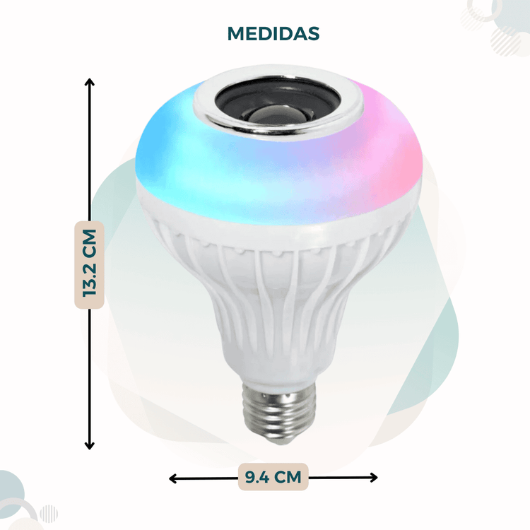 LumiSound - Bombillo Parlante LED Bluetooth ' Compre 1 LLEVE 2