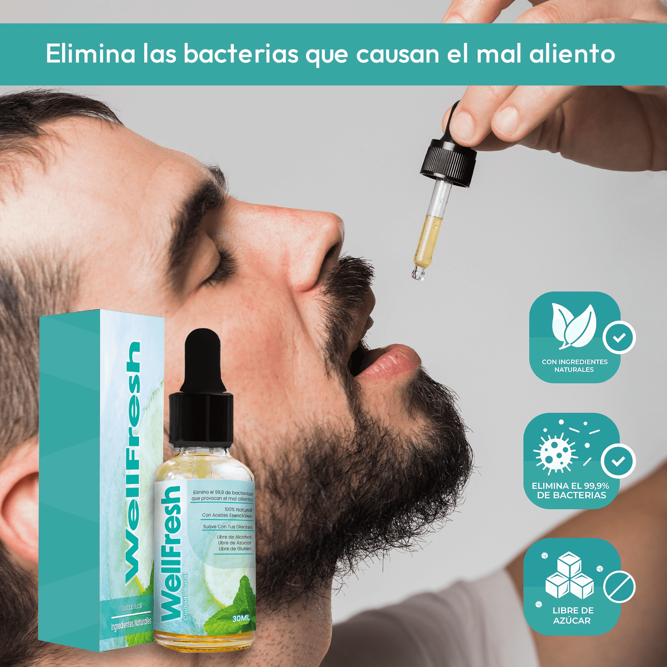 PAGUE 1 Y LLEVE 2 | Well Fresh - Gotas para el  Mal Aliento - NUEVA PRESENTACIÓN