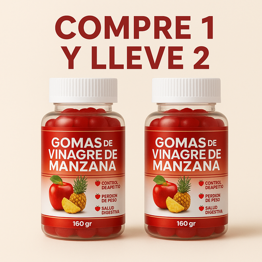 Gomas de vinagre de manzana - Compre 1 LLEVE 2 + REGALO