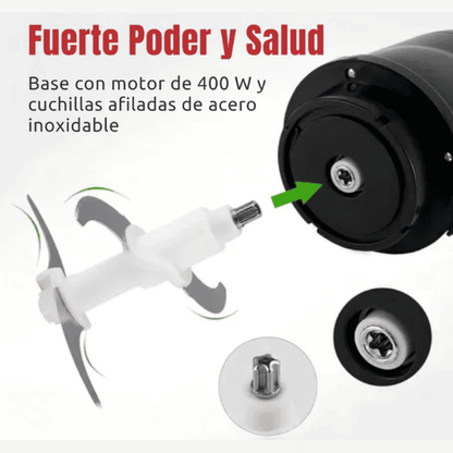 PicaFlash™ 8000 - Pica 1 kg de carne en 8 segundos  + Libro con recetas GRATIS