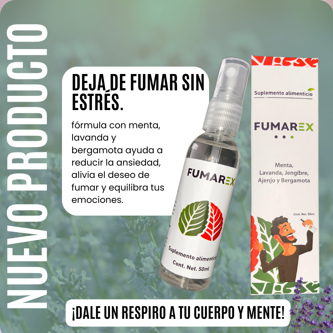 FUMAREX - Spray NATURAL para dejar de fumar - COMPRE 1 LLEVE 2