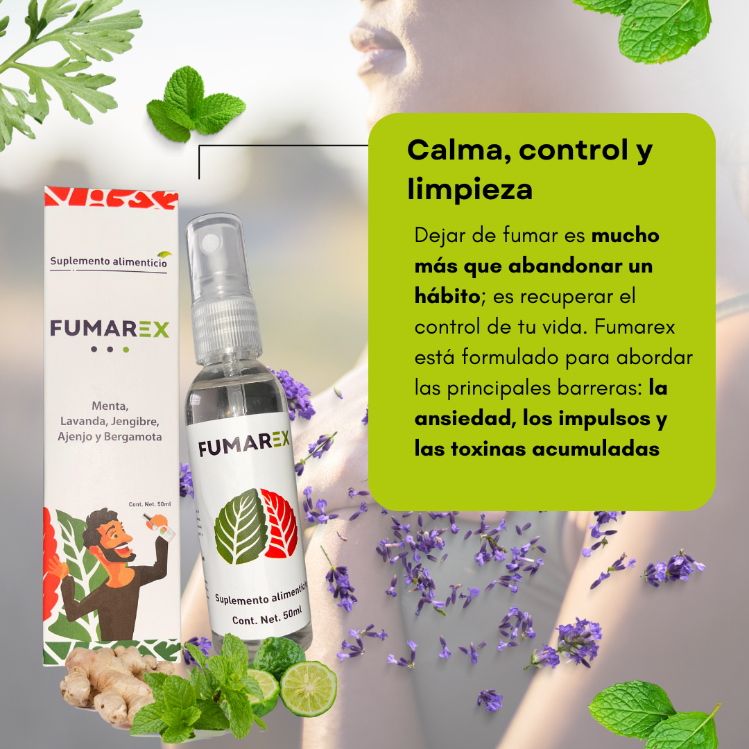 FUMAREX - Spray NATURAL para dejar de fumar - COMPRE 1 LLEVE 2