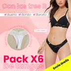 Compre 3  Lleve 6 - Tanga Franja  sin costura