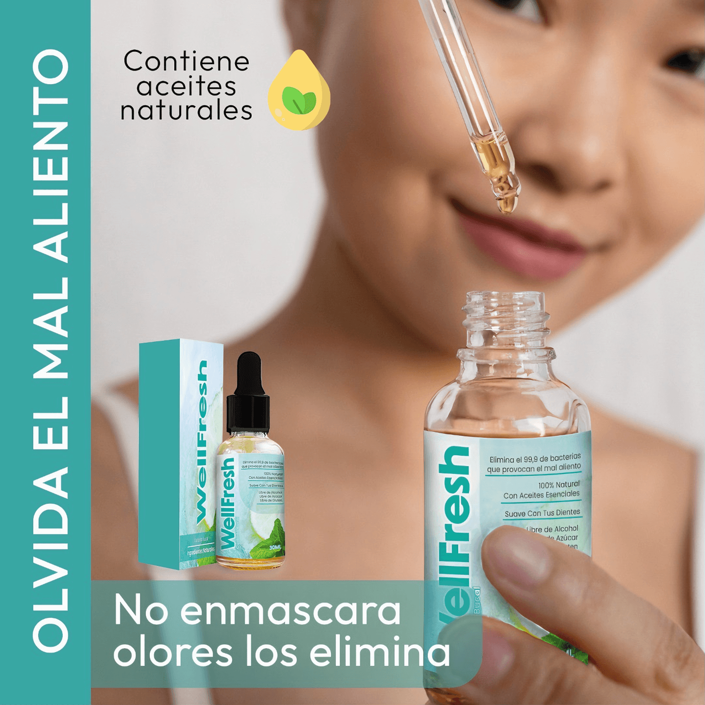 PAGUE 1 Y LLEVE 2 | Well Fresh - Gotas para el  Mal Aliento - NUEVA PRESENTACIÓN