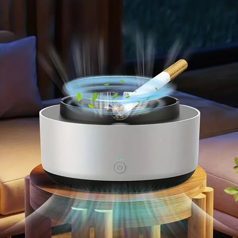 CleanAirAsh - Cenicero inteligente Antihumo 2 en 1