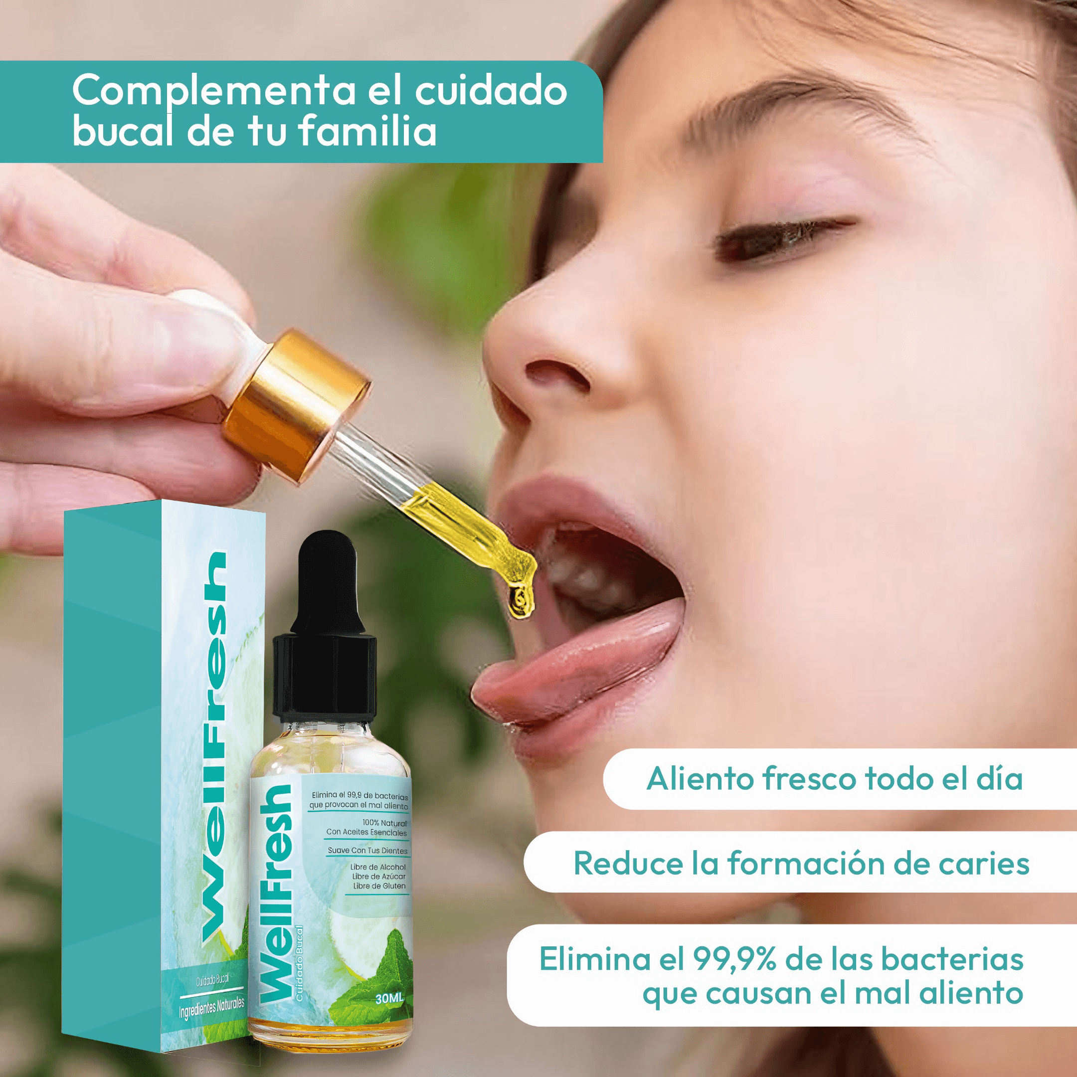 PAGUE 1 Y LLEVE 2 | Well Fresh - Gotas para el  Mal Aliento - NUEVA PRESENTACIÓN