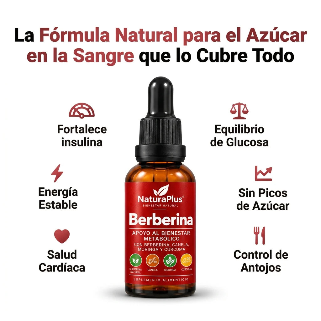 NaturaPlus Berberina —  El regulador de azúcar en sangre más potente de la naturaleza