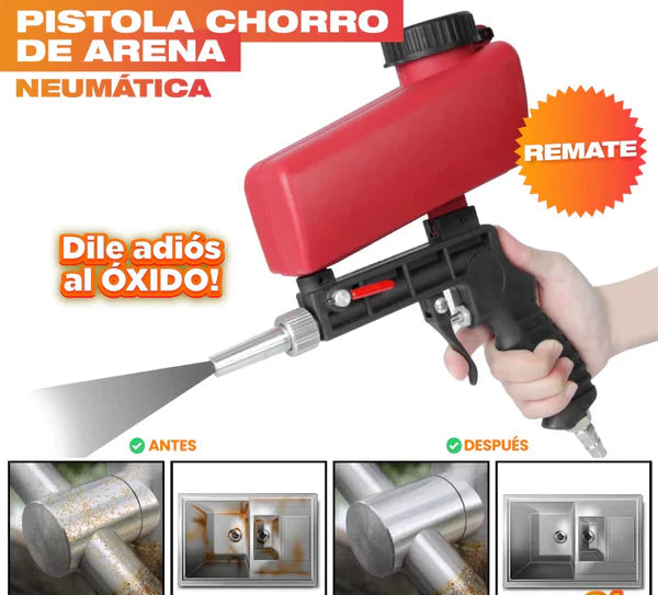 AERODROP - PISTOLA CHORRO DE ARENA NEUMÁTICA
