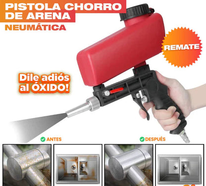 AERODROP - PISTOLA CHORRO DE ARENA NEUMÁTICA