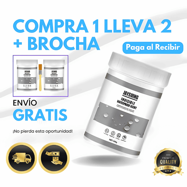 Sellador Impermeable Premium de Grietas y Fugas - COMPRA 1 LLEVA 2
